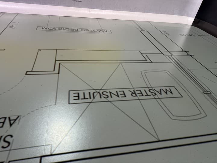 Architectural floor plans background